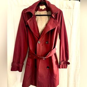 Micheal Kors Maroon Dress Coat